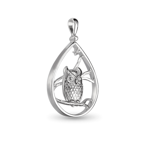 The Wise One Pendant Catherine Best Dev Silver Pendant 