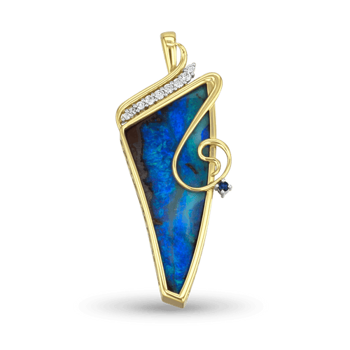 Blue Lake Pendant Catherine Best Dev Pendant 