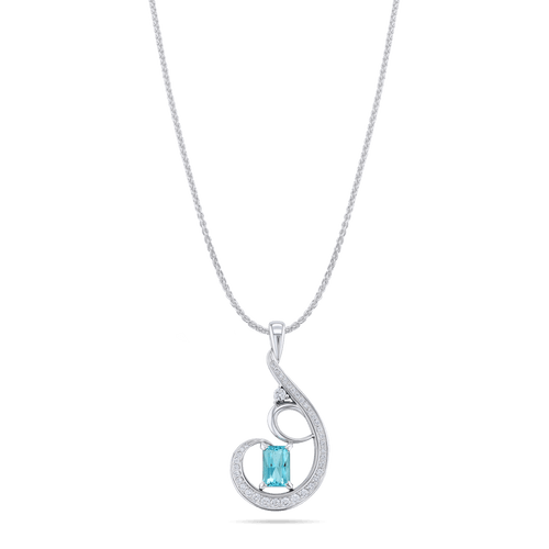 Jomo Paraiba Tourmaline and Diamond Pendant Catherine Best Dev Pendant on a 18