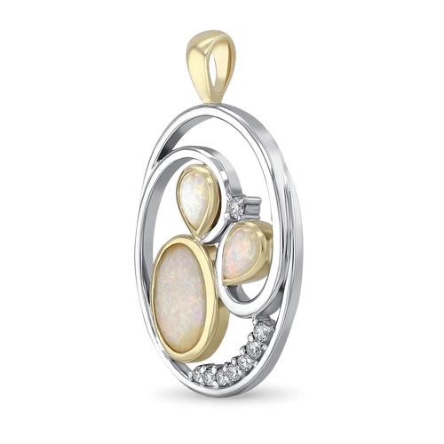 Shell Beach Opal Pendant Catherine Best Dev 