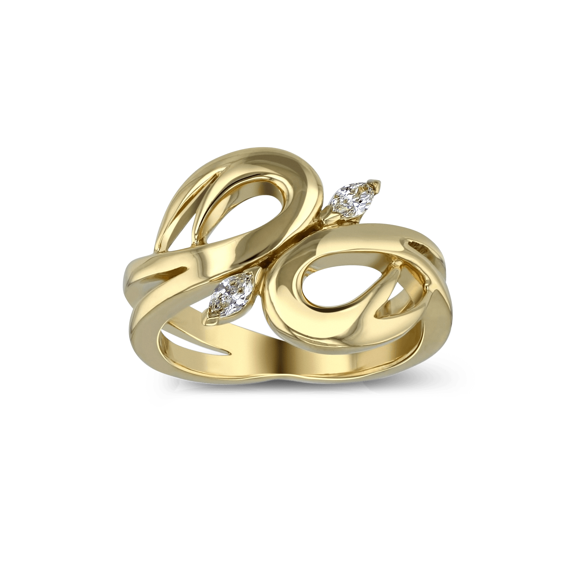 Love Birds Ring Catherine Best Dev Non Pave Set 
