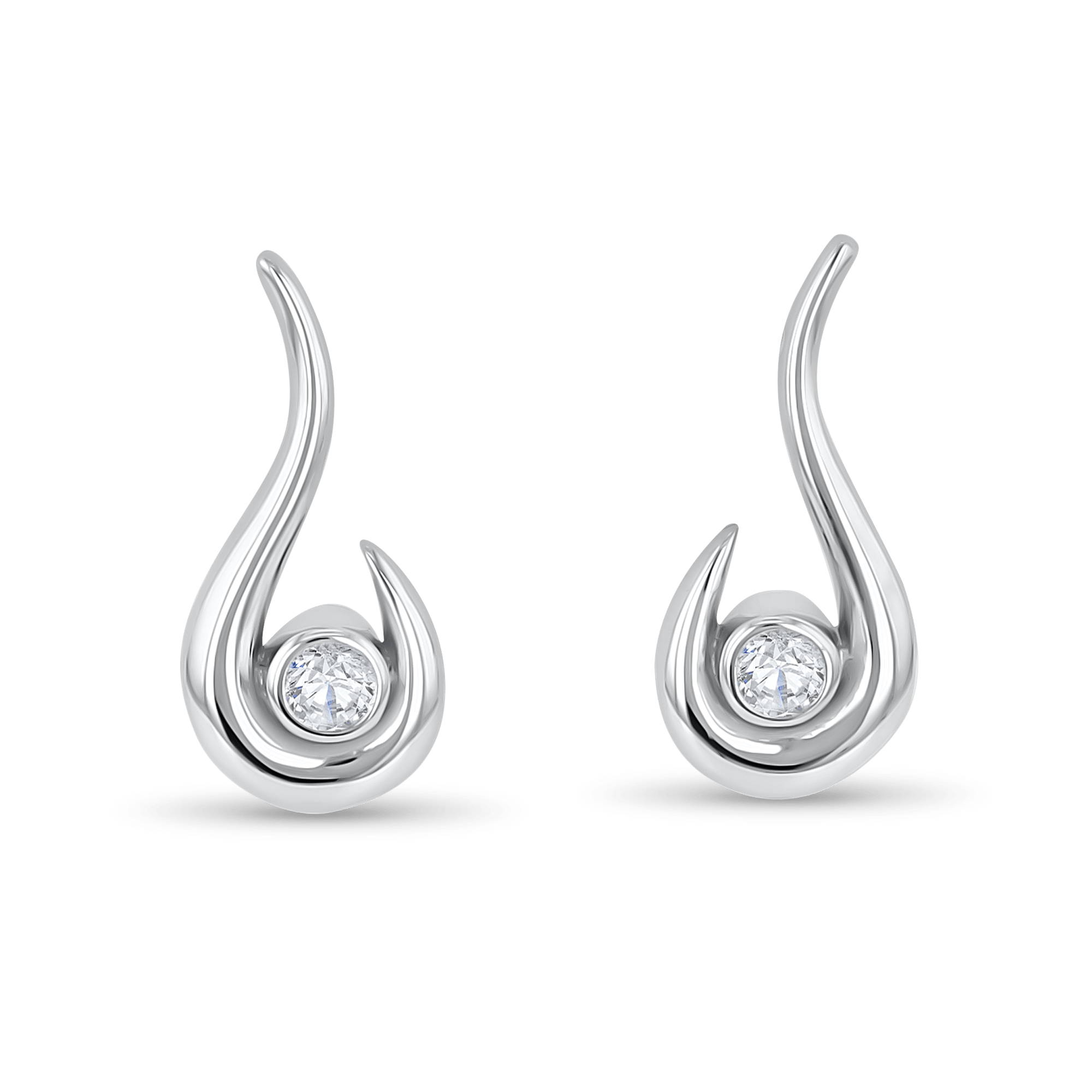 Twist Earrings Catherine Best Silver 