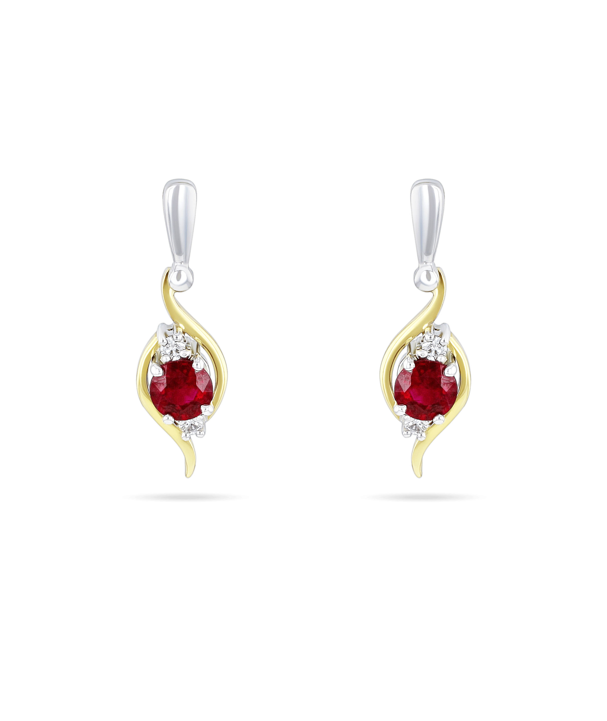 St Lucia Earrings Catherine Best Ruby 