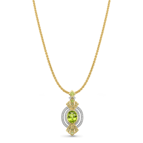 Cleopatra II Pendant Catherine Best Dev Pendant on a 18